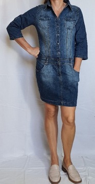 Szafa Ewy jeansowa szmizjerka mini