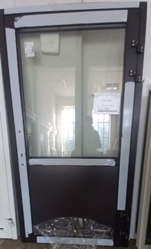 Drzwi AL Brąz 1150 x 2100 Ciepłe Nowe