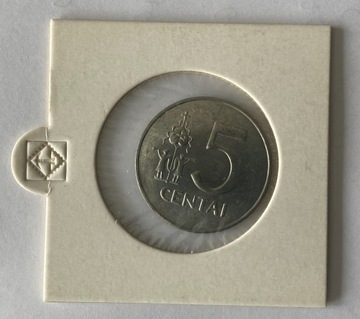 Litwa 5 centai 1991. Stan 1.