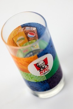 szklanka 12,5 cm z logo KFC