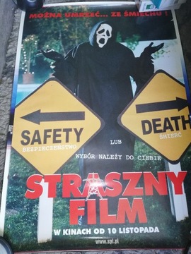 Plakat Straszny film