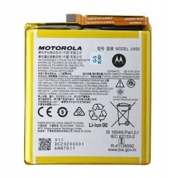 Oryginalna bateria Motorola Moto Edge XT2063 LR50