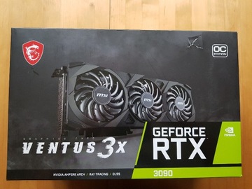 Karta graficzna MSI RTX 3090 Ventus 3X 24G OC