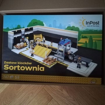 COBI zestaw klocków sortownia InPost 747el 8+