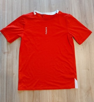 Koszulka sprotowa chłopięca KIPSTA czerwona 146 cm