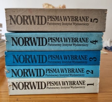 Norwid - Pisma tomy 1-5