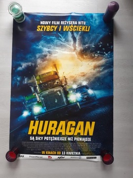 Plakat kinowy z filmu HURAGAN Szybcy i wściekli