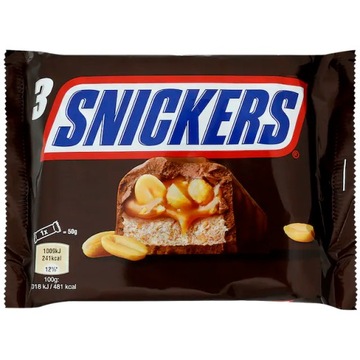 Snickers batoniki 3x50g