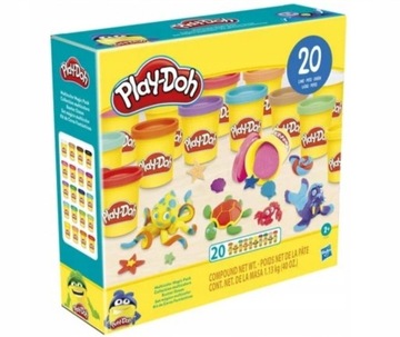 Play doh ciastolina zestaw 20x tub F2829