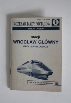 Rozkład Jazdy Pociągów Wrocław Główny 1998-99