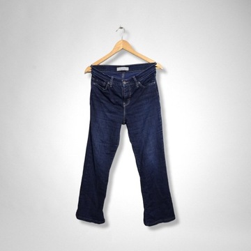 Jeansy damskie bootcut Levi's 512 granatowe M