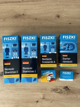 Zestaw Fiszki niemiecki dla początkujących A1-A2 + czasowniki nieregularne 