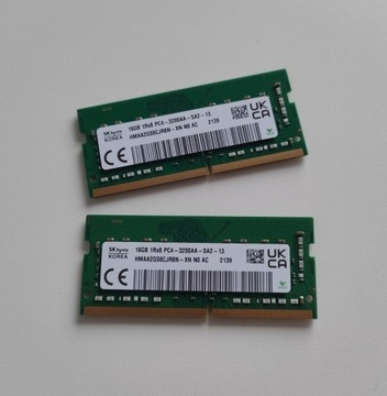 16GB DDR4 SODIMM 3200MHZ