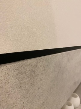 Listwa dekoracyjna metalowa czarny mat 15x2700 mm