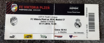 Bilet UEFA Youth League Viktoria Pilzno Real Madry