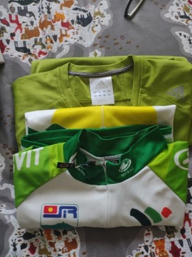 Dwie koszulki sportowe Adidas Quest M/L