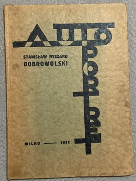 DOBROWOLSKI Ryszard Stanisław Autoportret 1932 DEDYKACJA I AUTOGRAF AUTORA