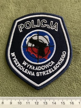 Naszywka POLICJA wyszkolenie strzeleckie