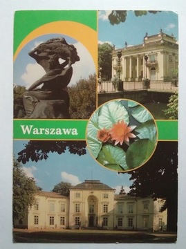 WARSZAWA Łazienki widoki pomnik Chopina KAW 1989