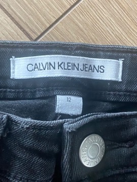 Spodnie jeansowe dziewczęce Calvin Klein Jeans