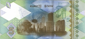 Zestaw 2 banknotów testowych PWPW Afryka 5 i 55