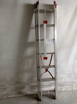 Drabina aluminiowa uniwersalna 3x7 HIGHER Professional na schody - 5,30 m