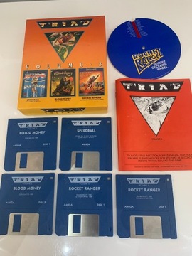 Triad Volume 3 Rocket Ranger Amiga 512k Dyskietka 