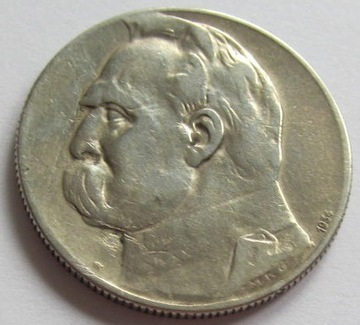 5 złotych Piłsudski 1934 Orzeł strzelecki Ag 