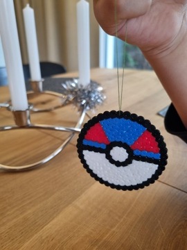 Pokeball ozdoba choinkowa, podstawka pod kubek