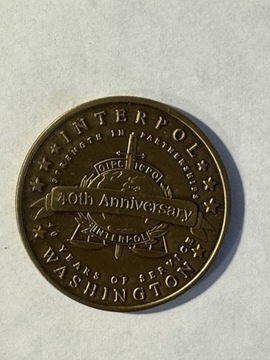 Medal 40 lecia Interpolu 2009