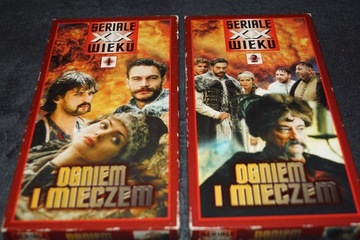 OGNIEM I MIECZEM - 4 CZĘŚCI - 2 KASETY VHS