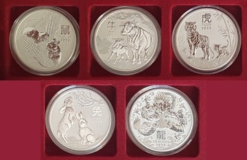 Lunar III 5 x 1oz Ag (2020-2024)