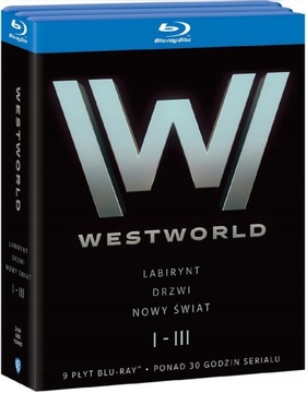 Westworld sezony 1-3  9x Blu-ray PL folia