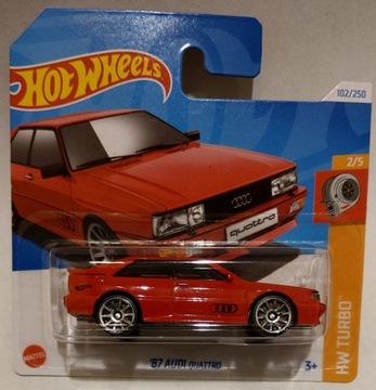 Hot Wheels  '87 Audi Quattro . HRY55 . 2024 r.