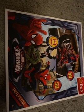 Puzzle Spider-Man ,2 razy 50 elementów