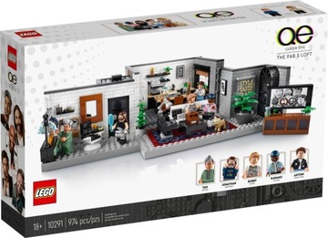 Lego Zestaw Quneer Eye 10291 The Fab 5 Loft Nowy