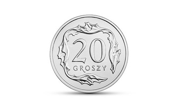 20 Groszy  2022 mennicza z woreczka /rulonu