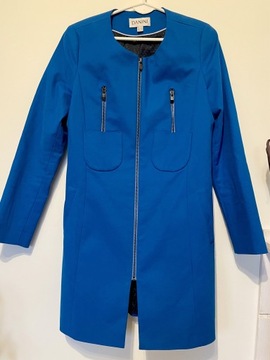 Piękny wiosenny niebieski płaszcz rozmiar S