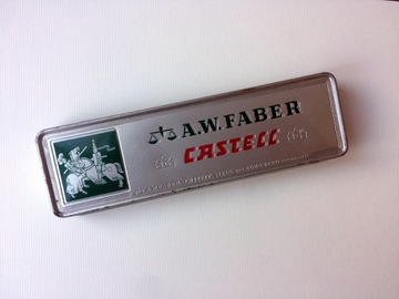 Metalowe pudełko na ołówki  Faber Castell