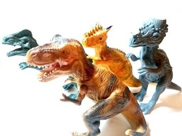 figurki dla dzieci duże dinozaury zestaw 4 szt