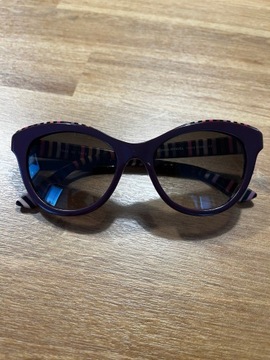 Okulary przeciwsłoneczne Sonia Rykiel fioletowe