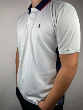 Koszulka Polo Ralph Lauren XXL biała sportowa