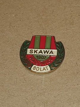 Odznaka klubowa Skawa Wadowice - 80 lat