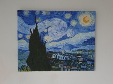 obraz reprodukcja Van Gogh Gwiaździsta noc