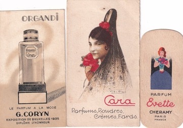 Reklama perfum z lat 30 tych 