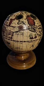 Miniaturowy globus na biurko - vinitage-na ołówki 