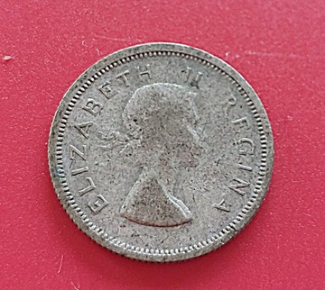 Moneta, Wielka Brytania, 6 Pence, 1955