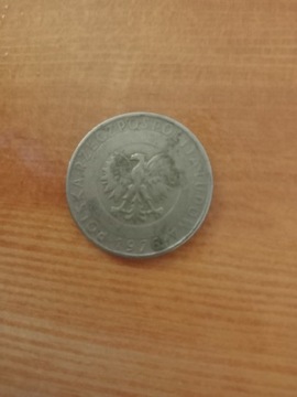 Moneta PRL 20 zł  1976 bez znaku mennicy 