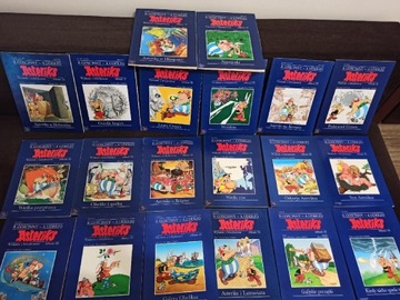 Asterix niebieski, komplet 20 komiksów od 14 do 33