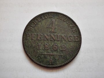 4 Pfenninge 1862 A